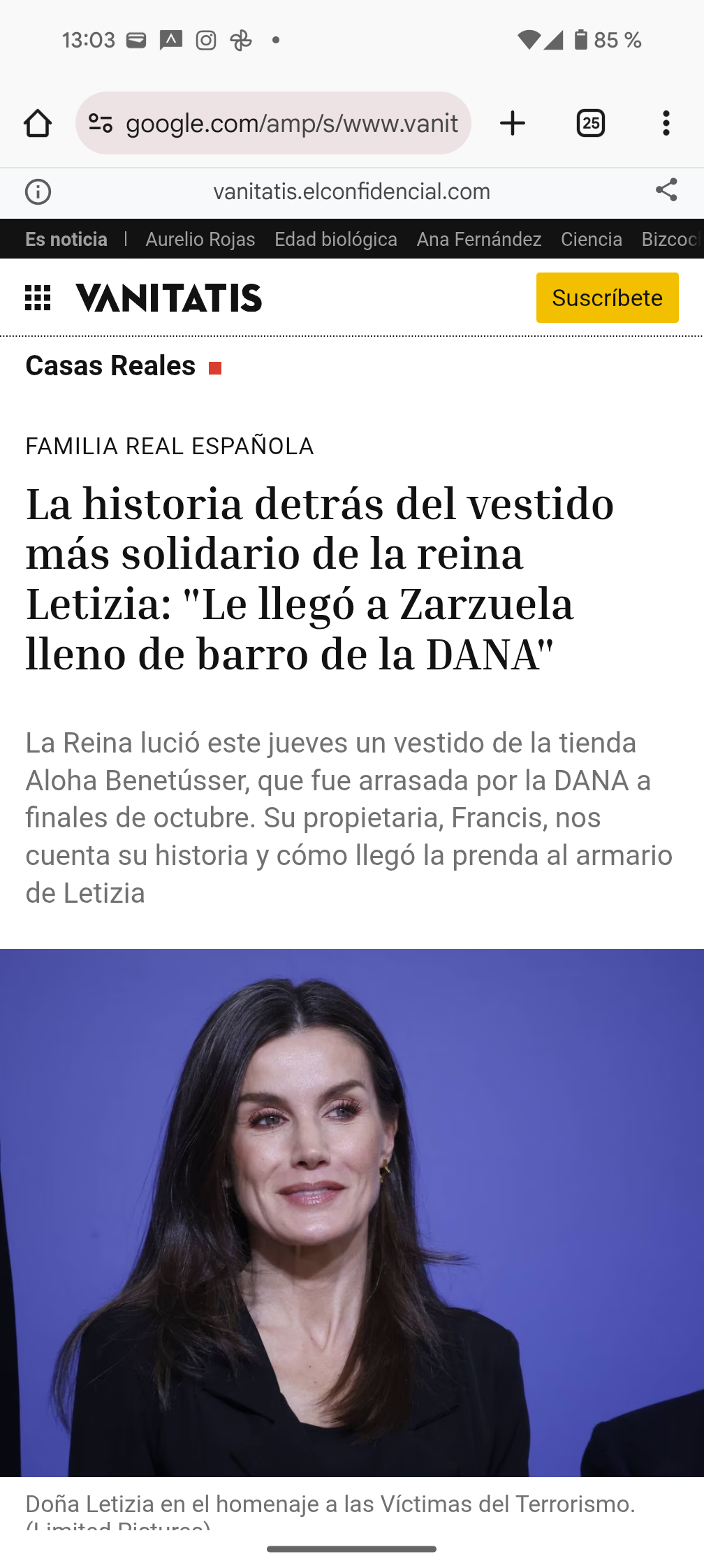 Vestido blazer Reina Letizia - Imagen 9