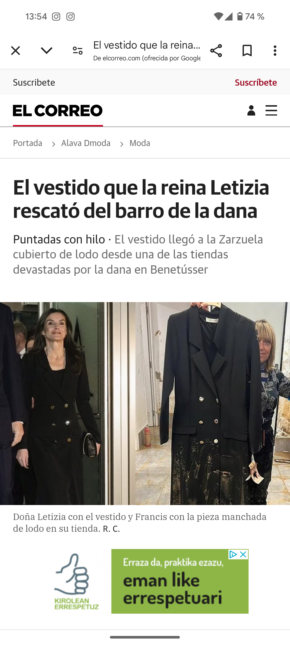 Vestido blazer Reina Letizia - Imagen 8