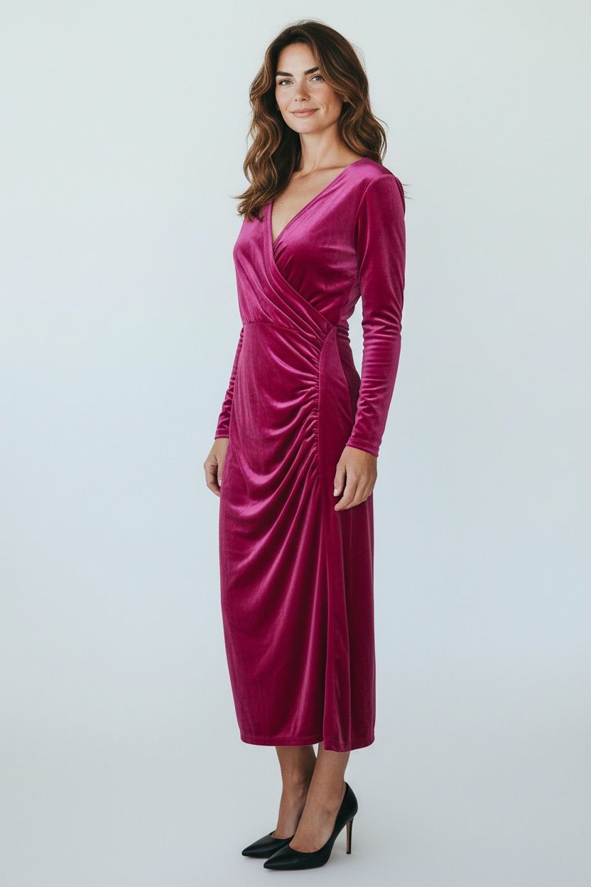 VESTIDO MIDI TERCIOPELO MIDI ALOHA