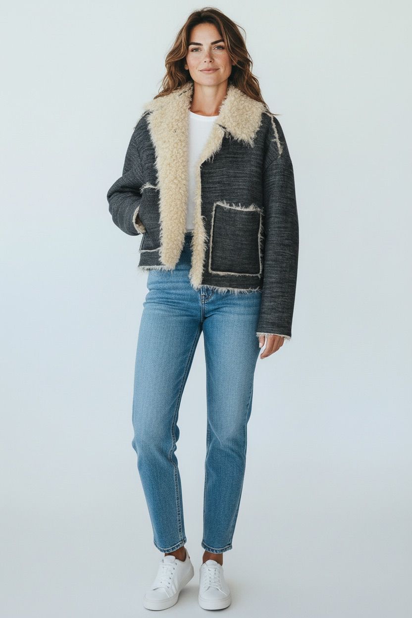 chaqueta baquera borregito aloha