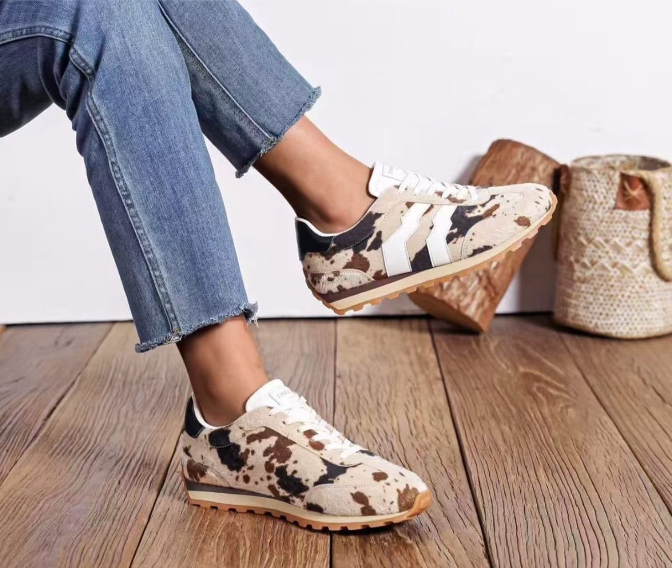 zapatilla efecto potro moda mujer aloha